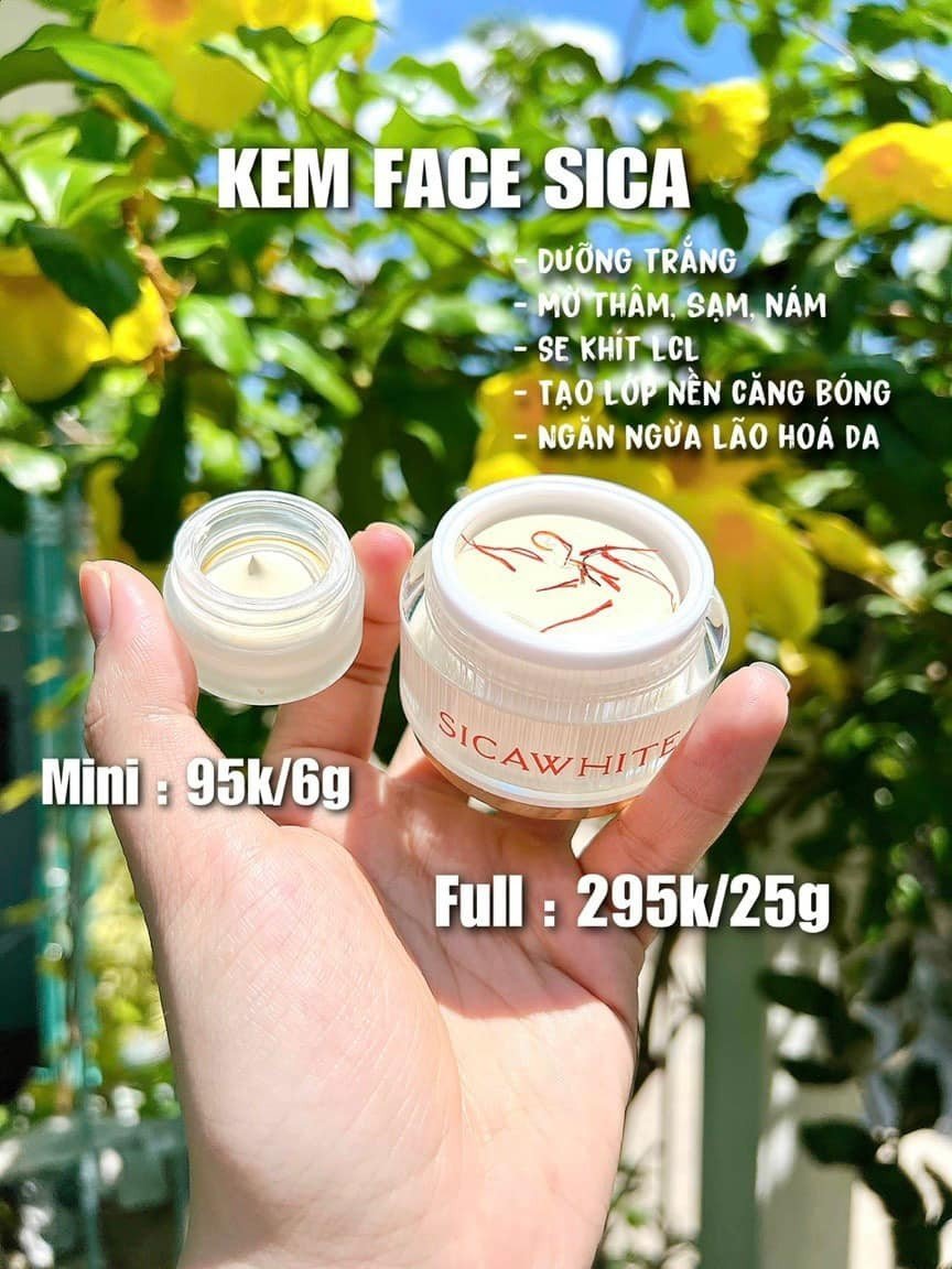 Kem gì mà dưỡng da thích ghê chỉ có thể là Combo SiCa White