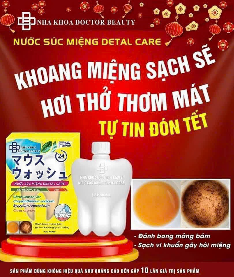 Nước súc miệng Dental Care đánh bay vàng răng hôi miệng bên em có đang có chương trình tri ân khách