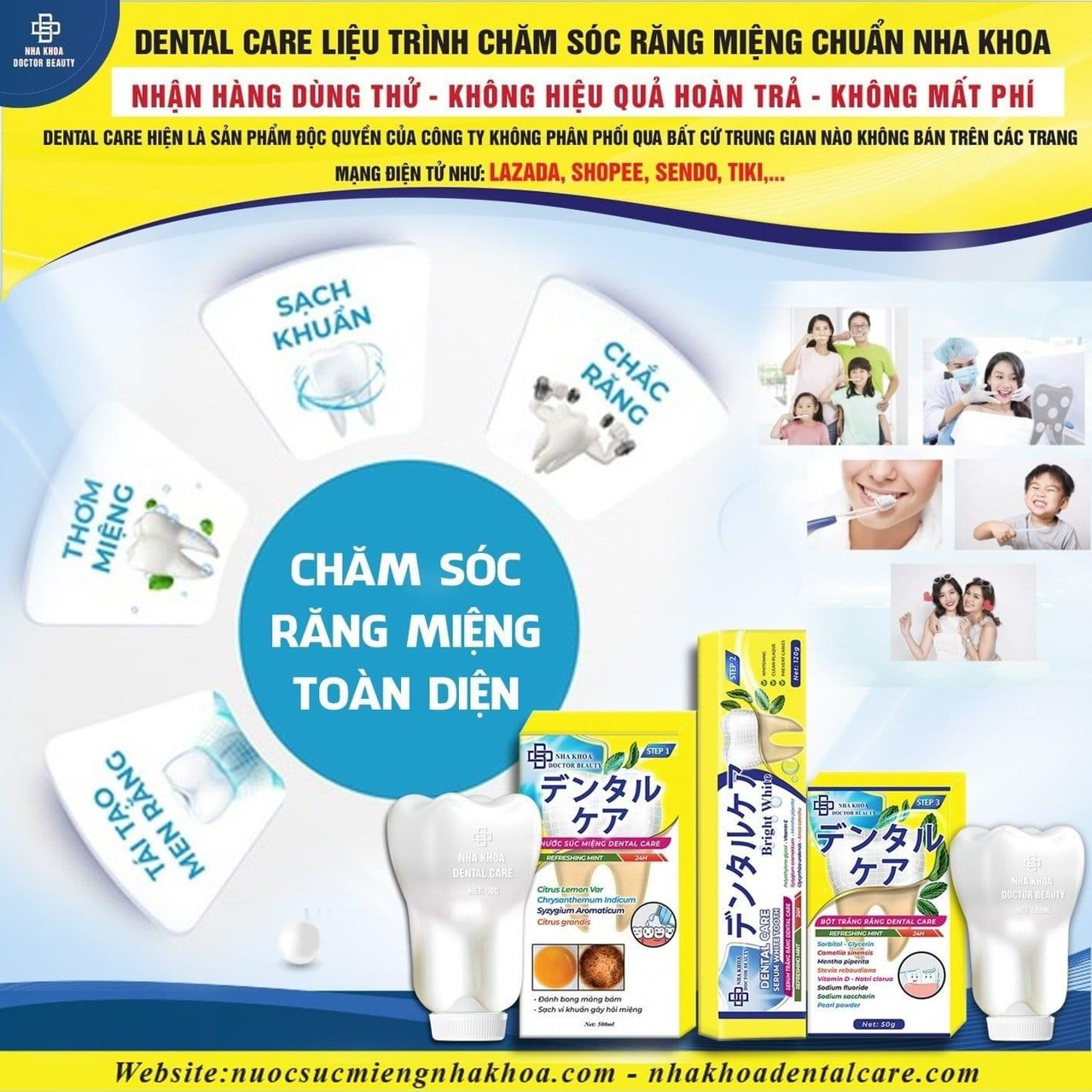 Ngại giao tiếp  thiếu tự tin Thì dùng ngay Nước Xúc Miệng Nha Khoa Dental Care