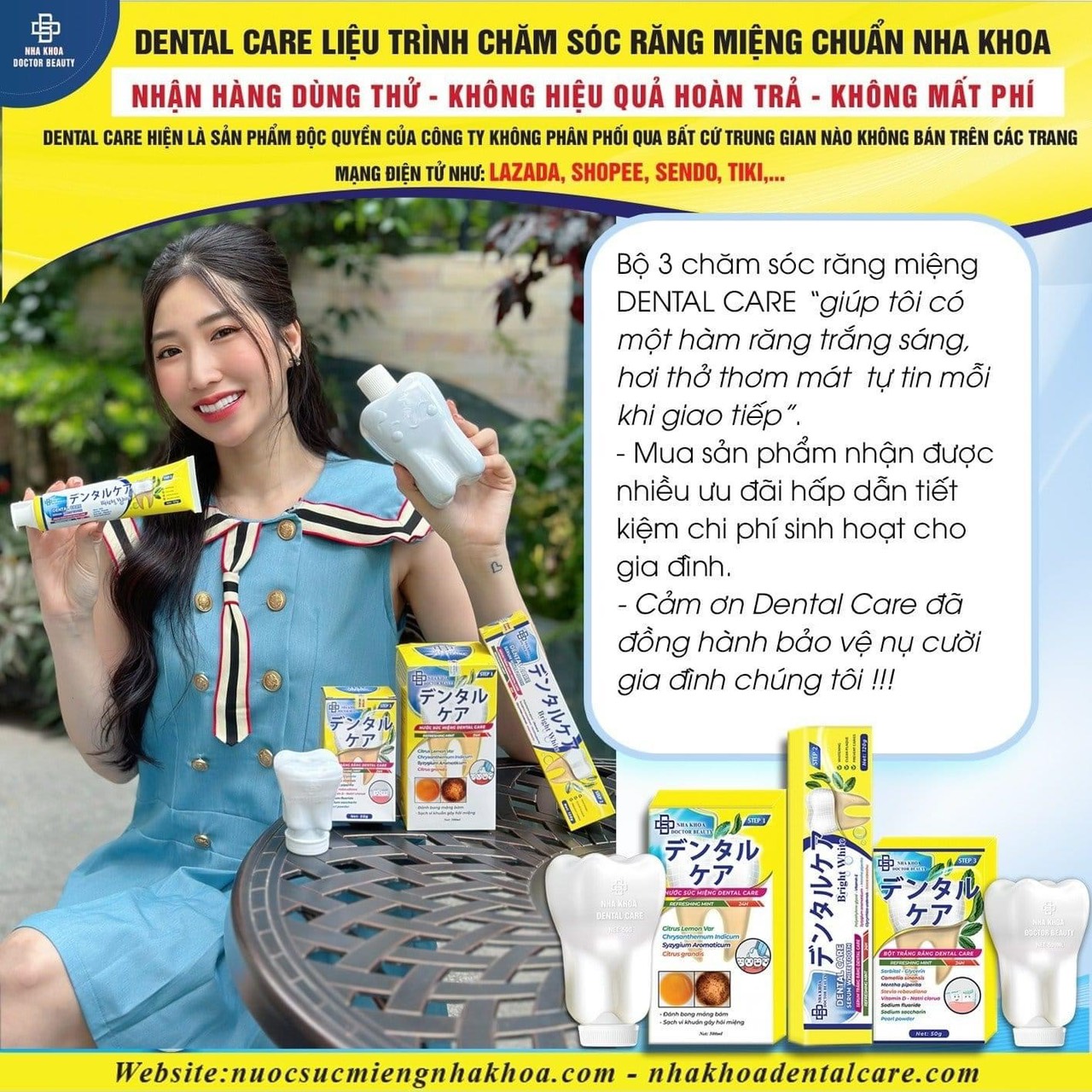 Ngại giao tiếp  thiếu tự tin Thì dùng ngay Nước Xúc Miệng Nha Khoa Dental Care