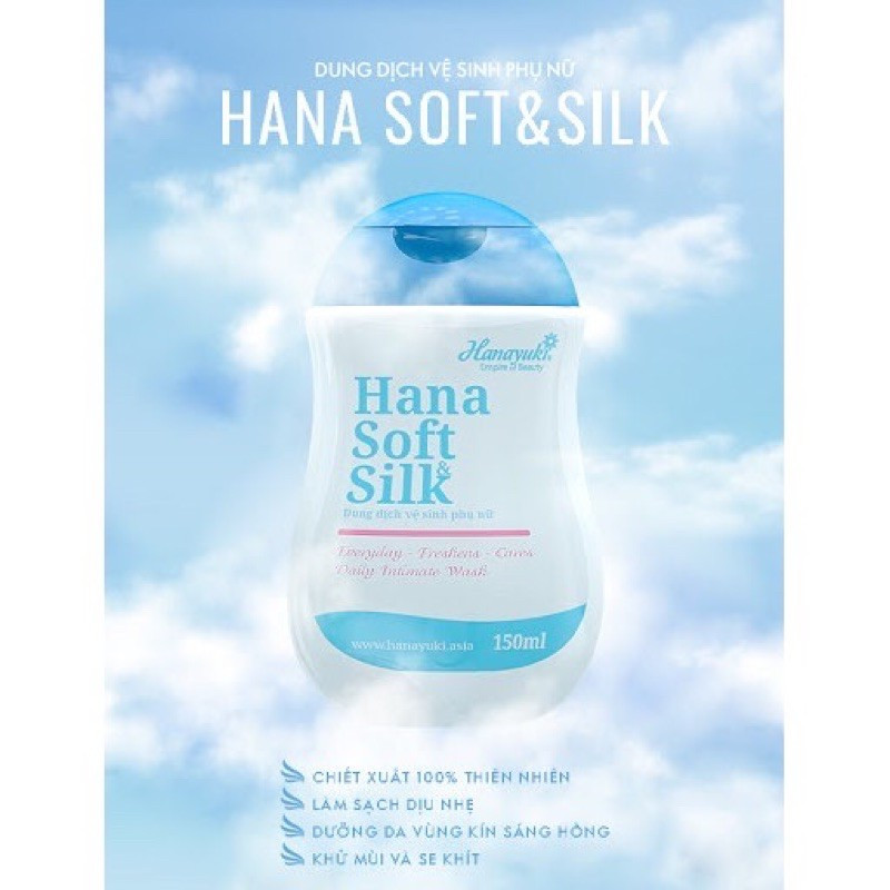 Dung dịch vệ sinh phụ nữ Hanayuki Hana Soft Silk