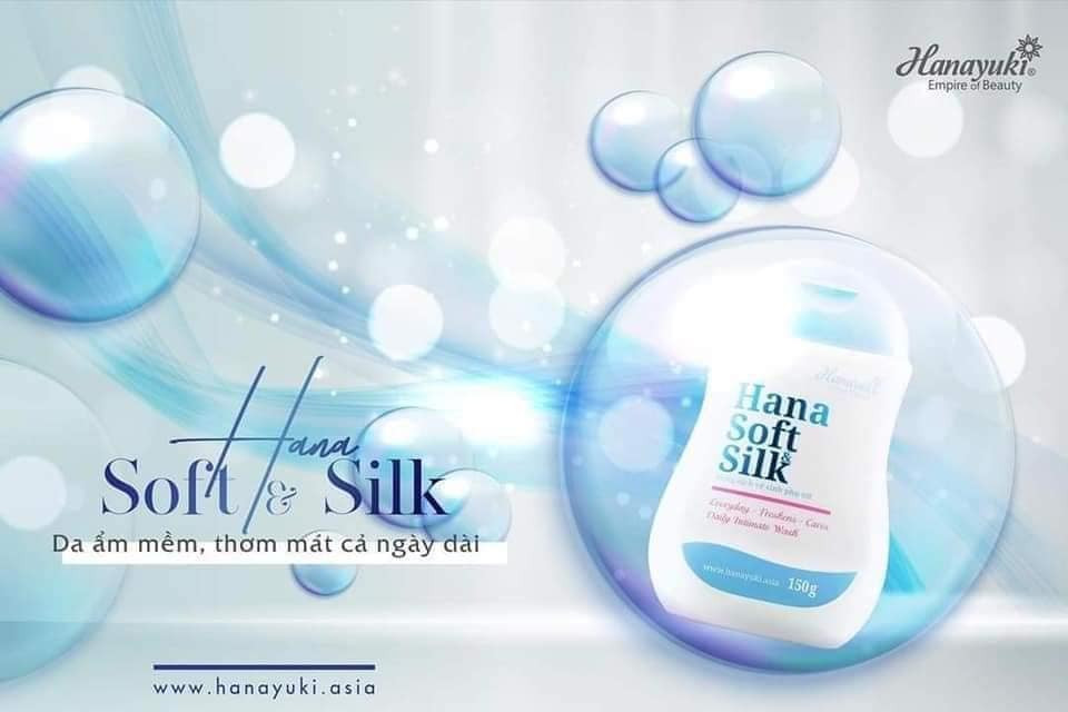 Dung dịch vệ sinh phụ nữ Hanayuki Hana Soft Silk