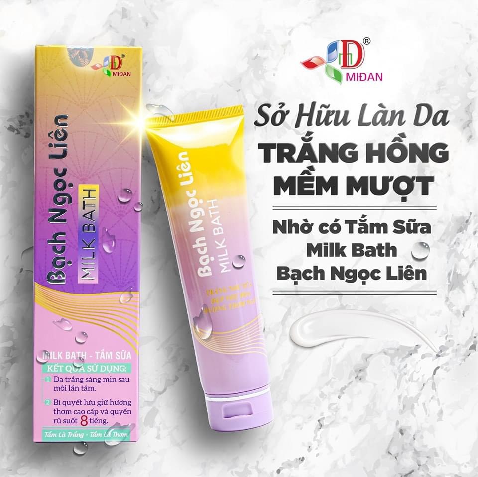 Tắm dưỡng với tắm sữa như chìm vào lượng sữa tươi thật lớn tắm sữa Milk Bath Bạch Ngọc Liên