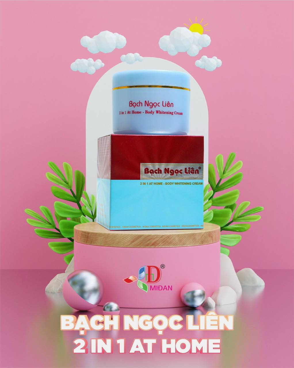 Kem dưỡng Body 2in1 Bạch Ngọc Liên vẫn đang hot rần rần đây ạ