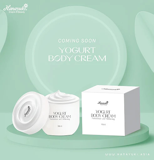 Kem Body Dưỡng Trắng Da Yogurt Body Cream Hanayuki