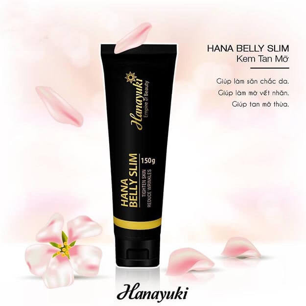 Kem Tan Mỡ Bụng Hana Belly Slim Hanayuki