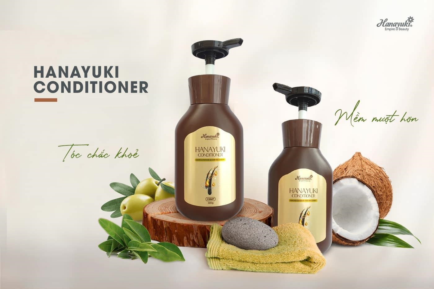 Dầu Xả Thảo Dược Hanayuki Conditioner