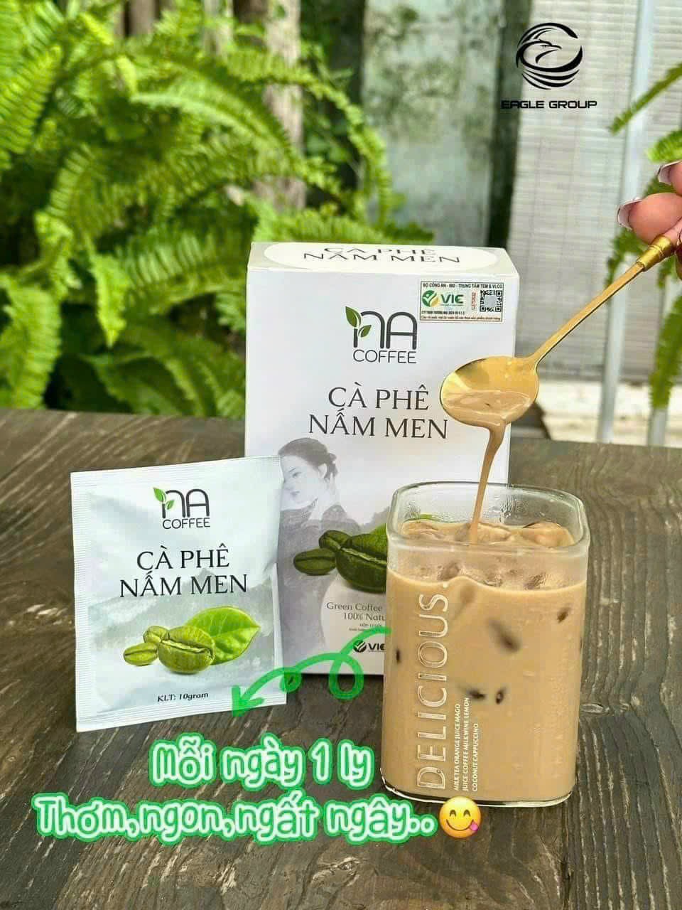 Cà Phê Nấm Men Làm Gầy Na Coffee VIC Organic