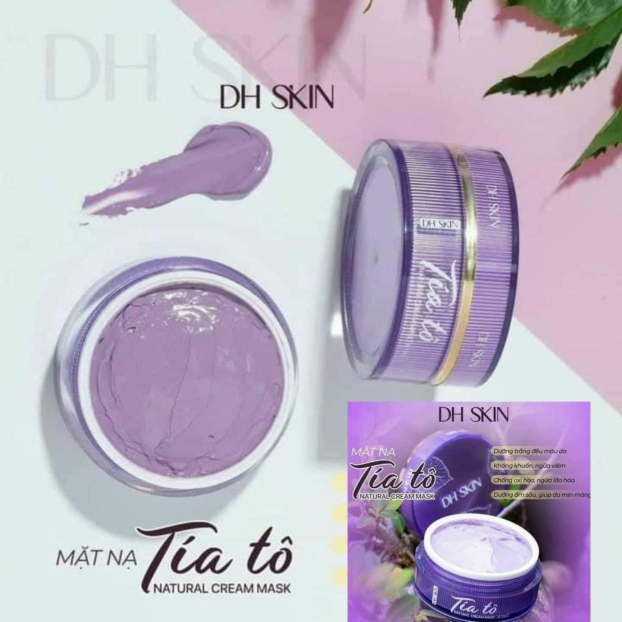 Mặt nạ Tía Tô DH Skin Ưng từ cái chạm đầu tiên