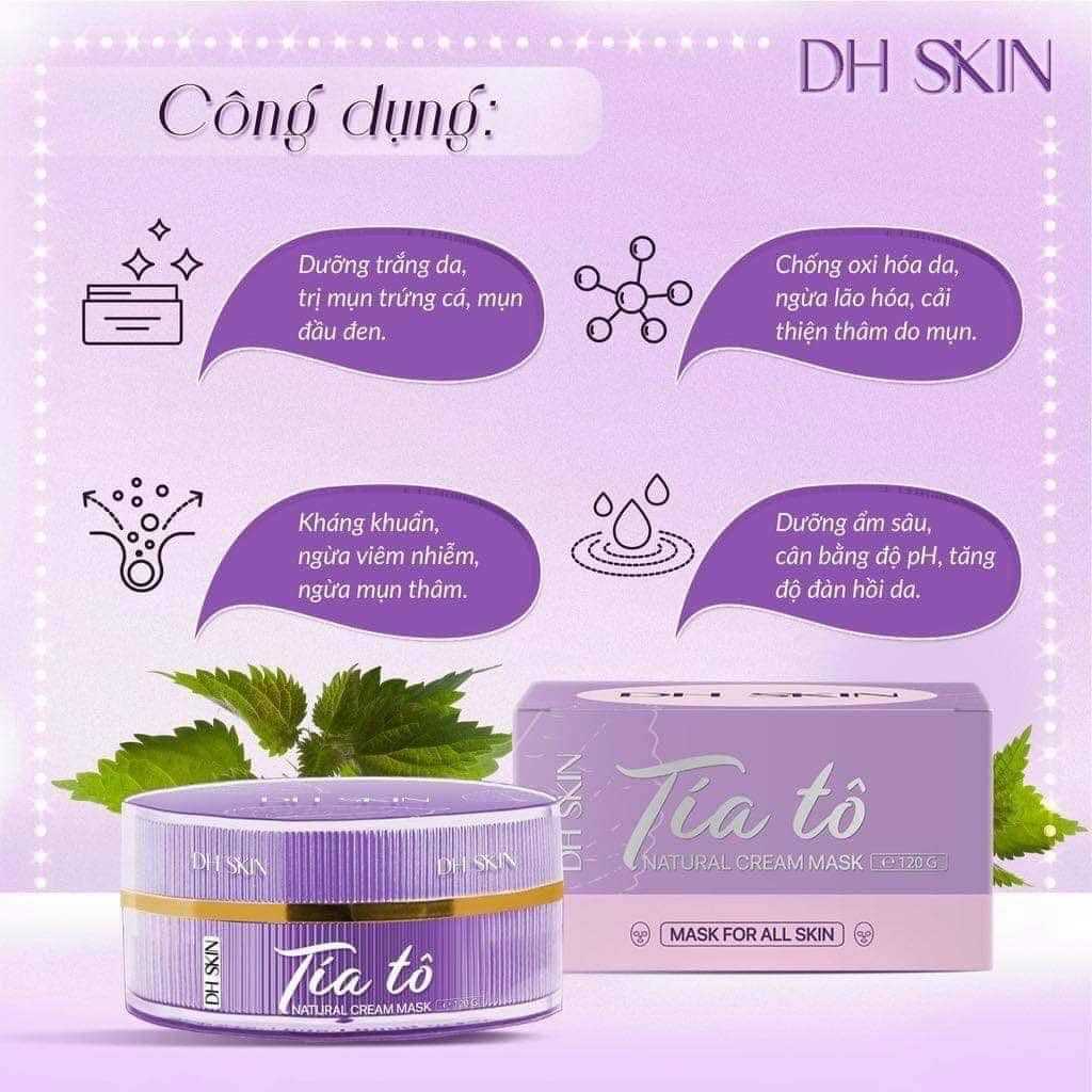 Mặt nạ Tía Tô DH Skin Ưng từ cái chạm đầu tiên