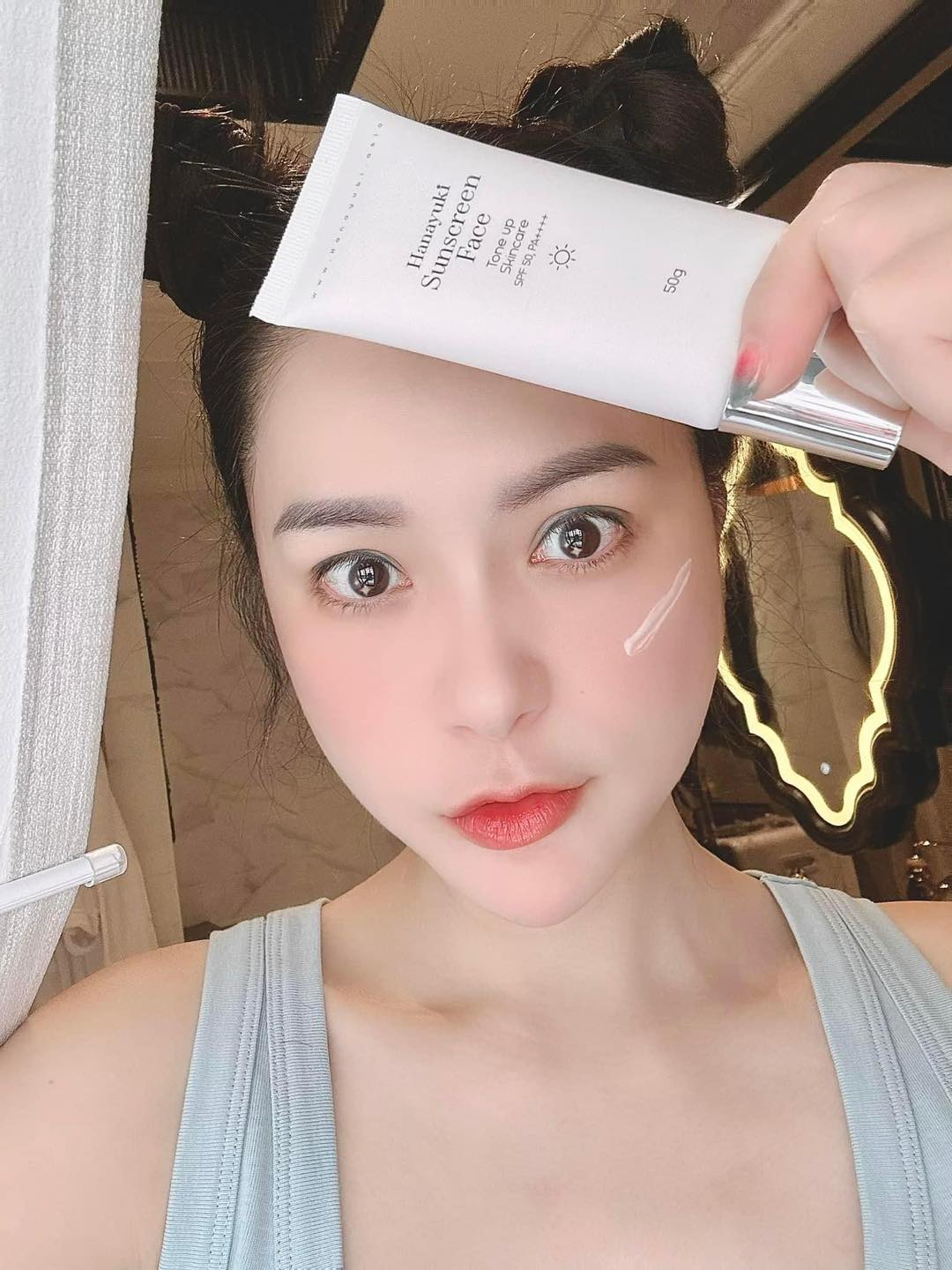 Kem Chống Nắng Nâng Tông Dành Cho Mặt Hanayuki Sunscreen Face Tone Up Skincare