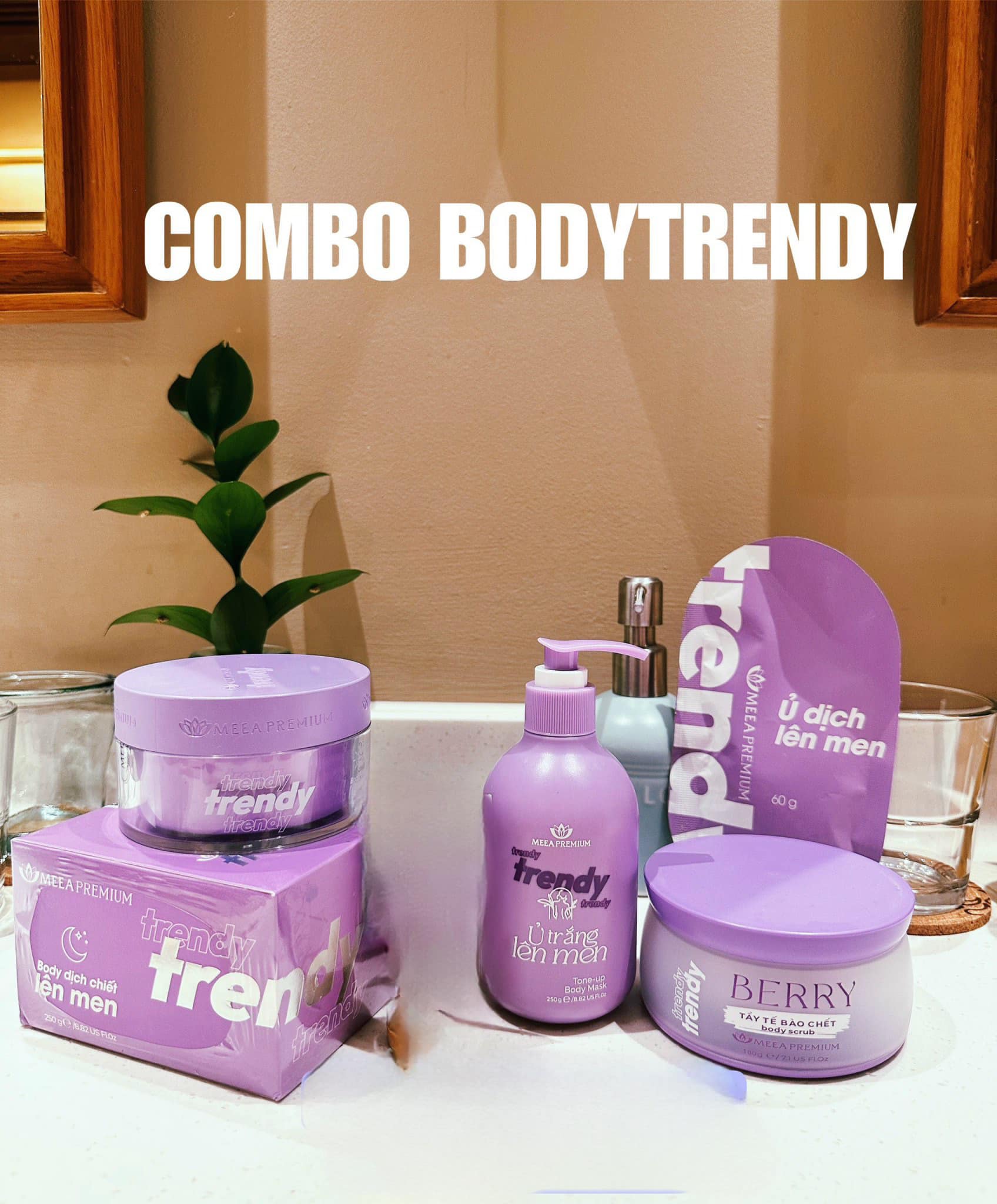 Trọn Bộ Body Trendy tím quá hot trên các nền tảng