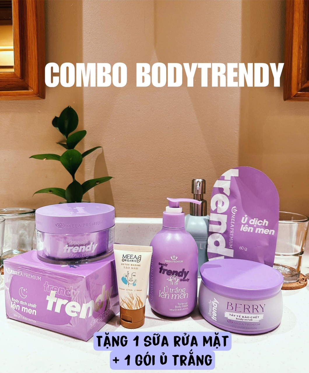 Trọn Bộ Body Trendy tím quá hot trên các nền tảng