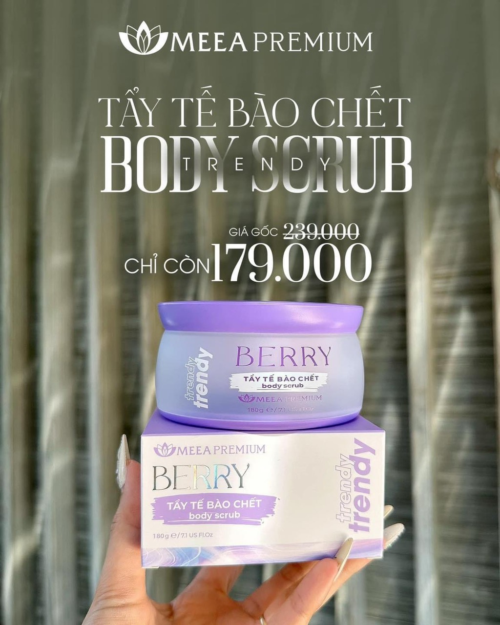 Thực sự quá tâm đắc hũ tẩy da chết Berry Tím Hạt Silica cao cấp này