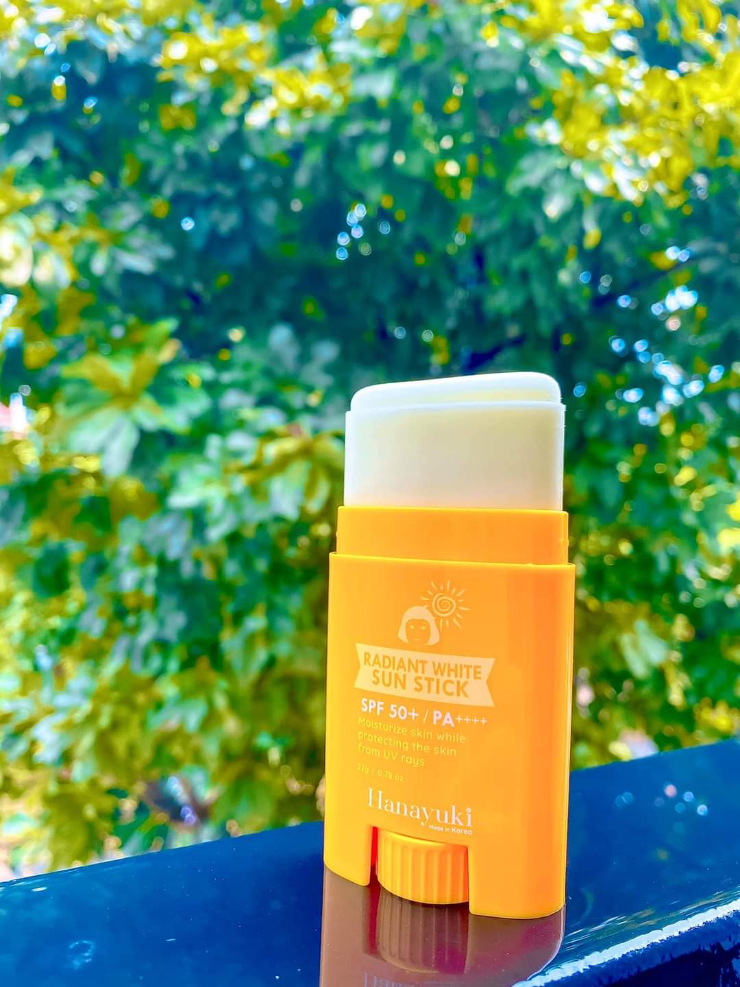 Sáp Chống Nắng Hanayuki Radiant White Sun Stick