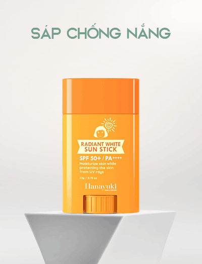 Sáp Chống Nắng Hanayuki Radiant White Sun Stick