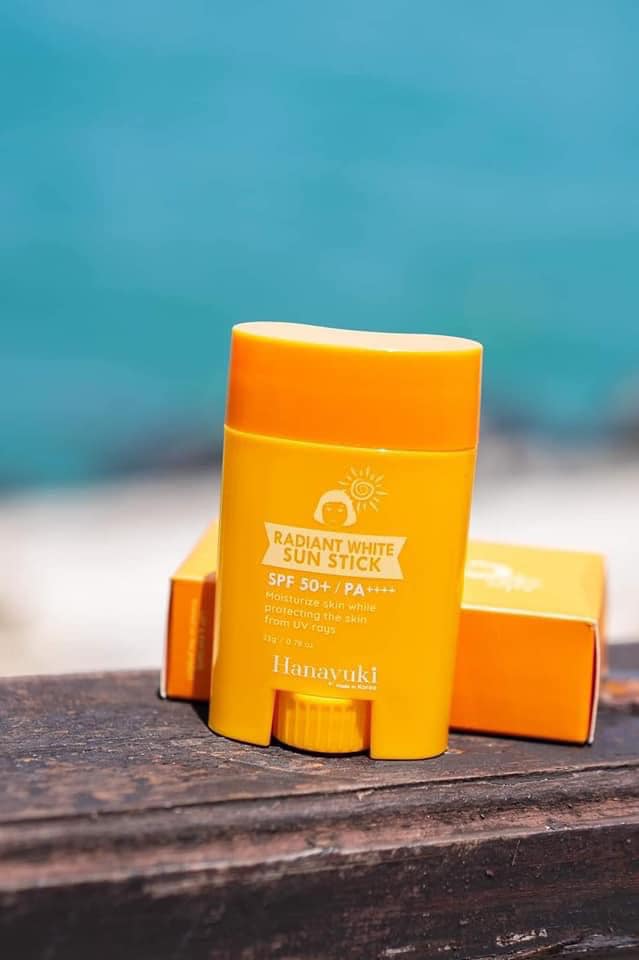 Sáp Chống Nắng Hanayuki Radiant White Sun Stick