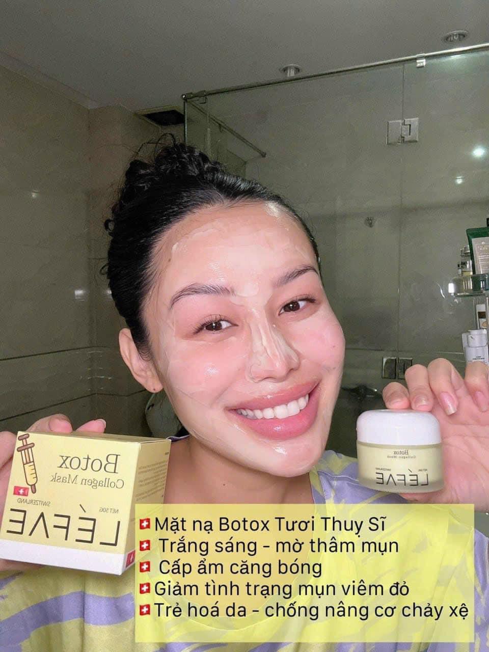 Mặt nạ Botox tươi Thuỵ Sĩ hot hit như thế nào thì các nàng cũng hiểu rồi