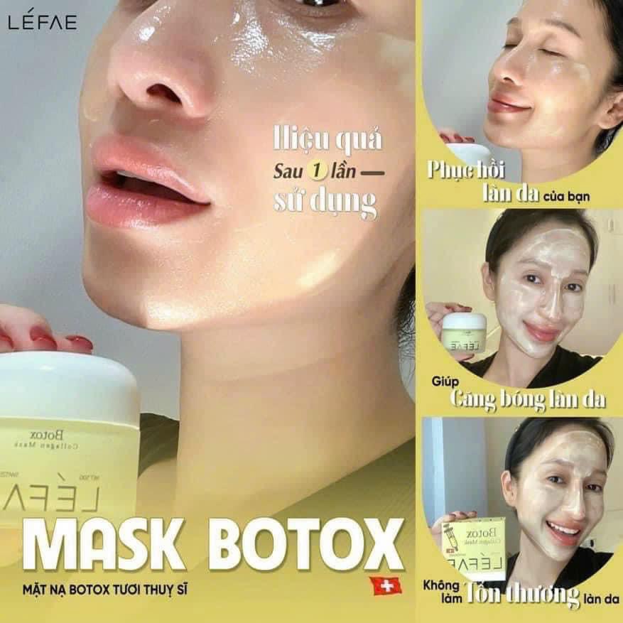 Mặt nạ Botox tươi Thuỵ Sĩ hot hit như thế nào thì các nàng cũng hiểu rồi