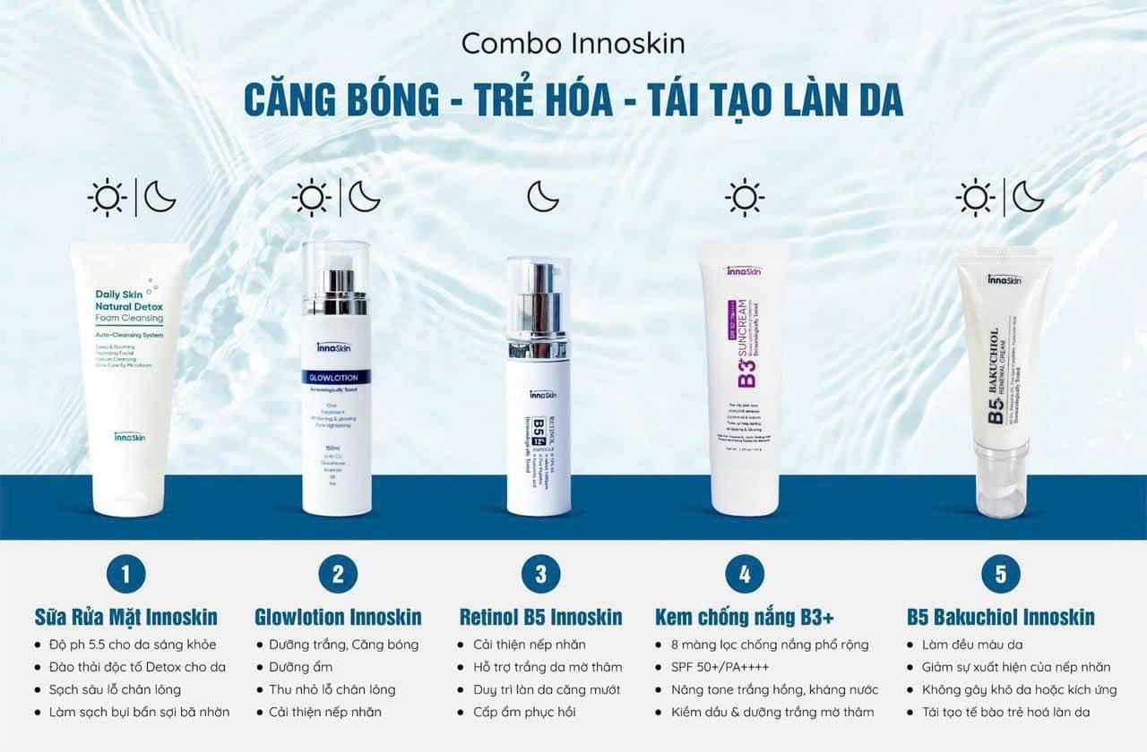 Combo Ontop cháy hàng của Dược mỹ phẩm Innoskin