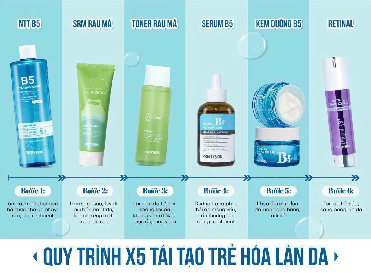 Quy trình cho làn da cực đẹp