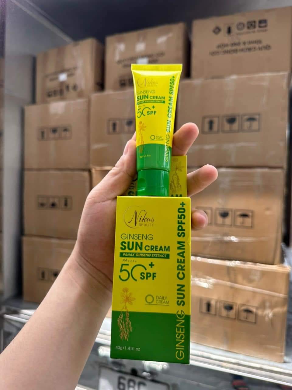 Kem chống nắng Nikos SPF50+ PA+++