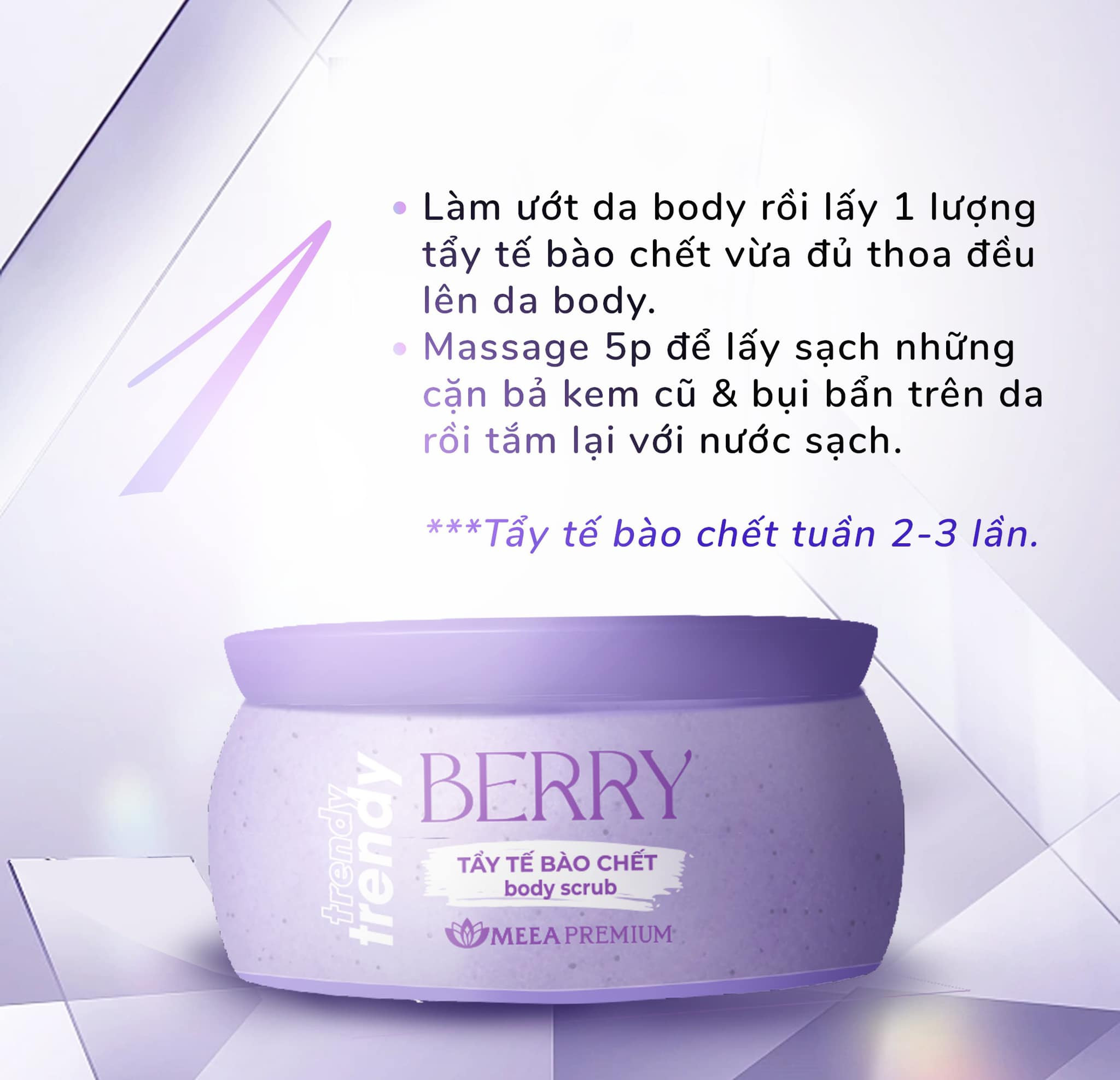 bộ 3 chăm sóc body Trendy