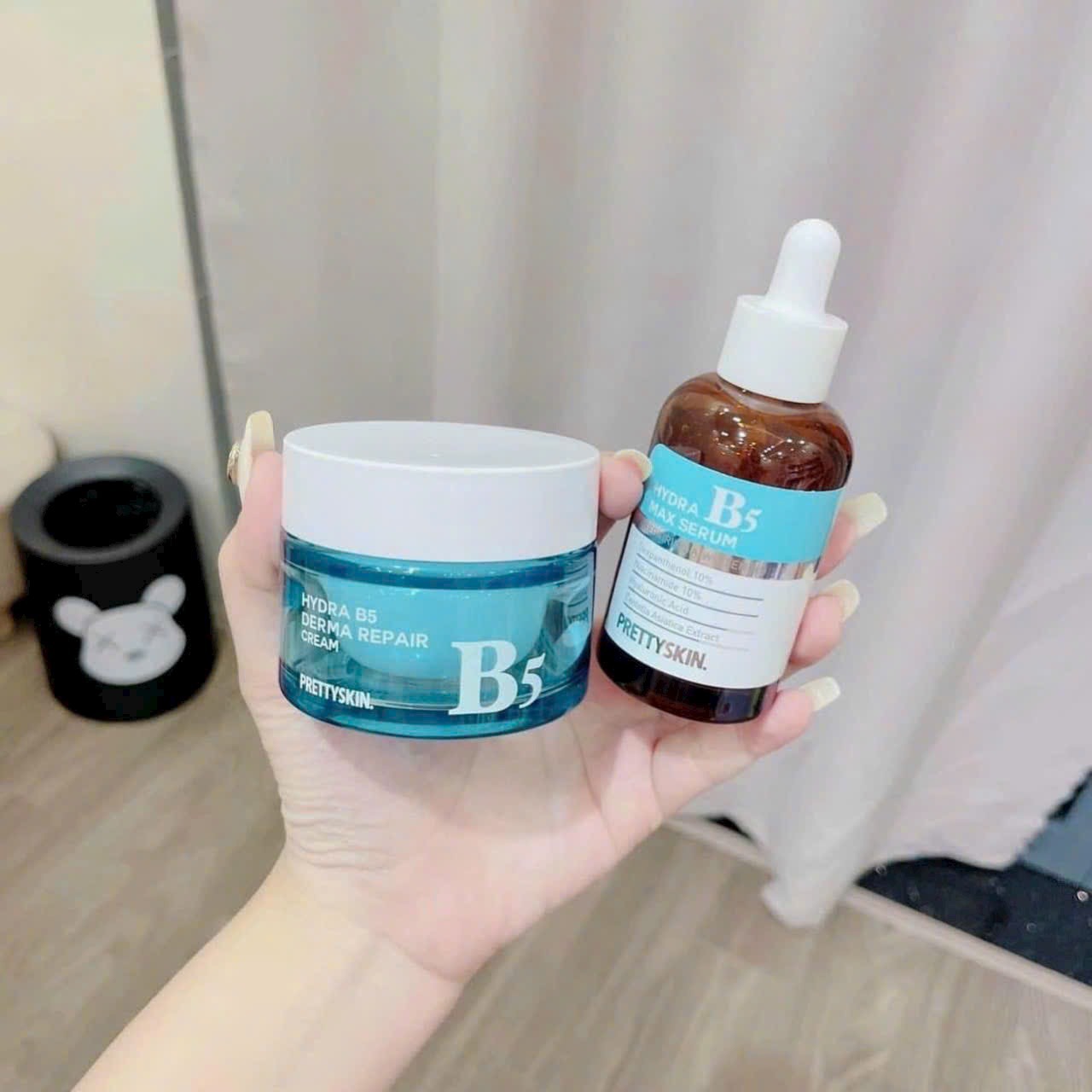 Trùm cuối phục hồi da dưỡng trắng  và chống nắng gọi tên kem B5 Prettyskin