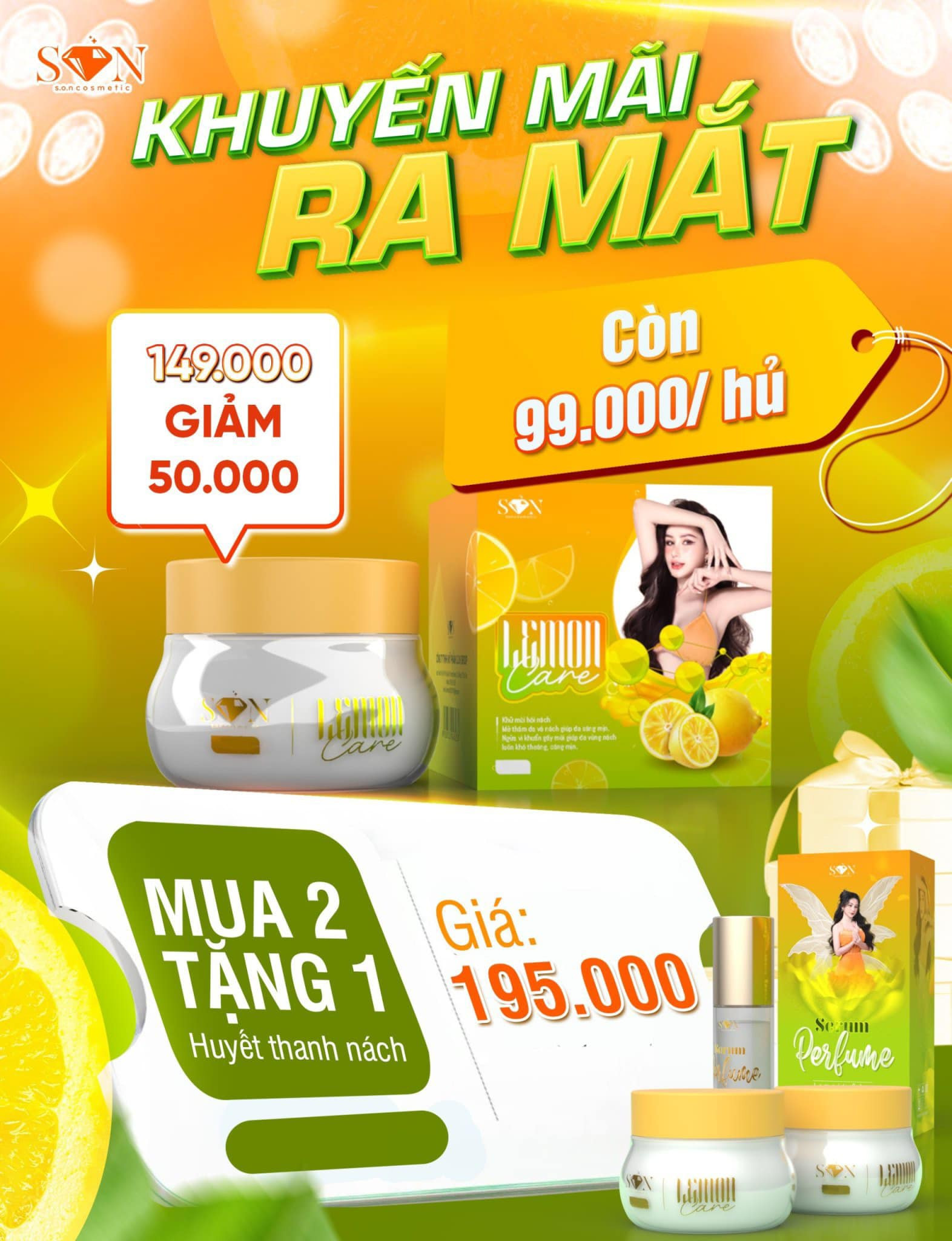 Kem Trị Thâm Lemon Care Son Nguyễn Tiên Cô Tiên Miền Tây