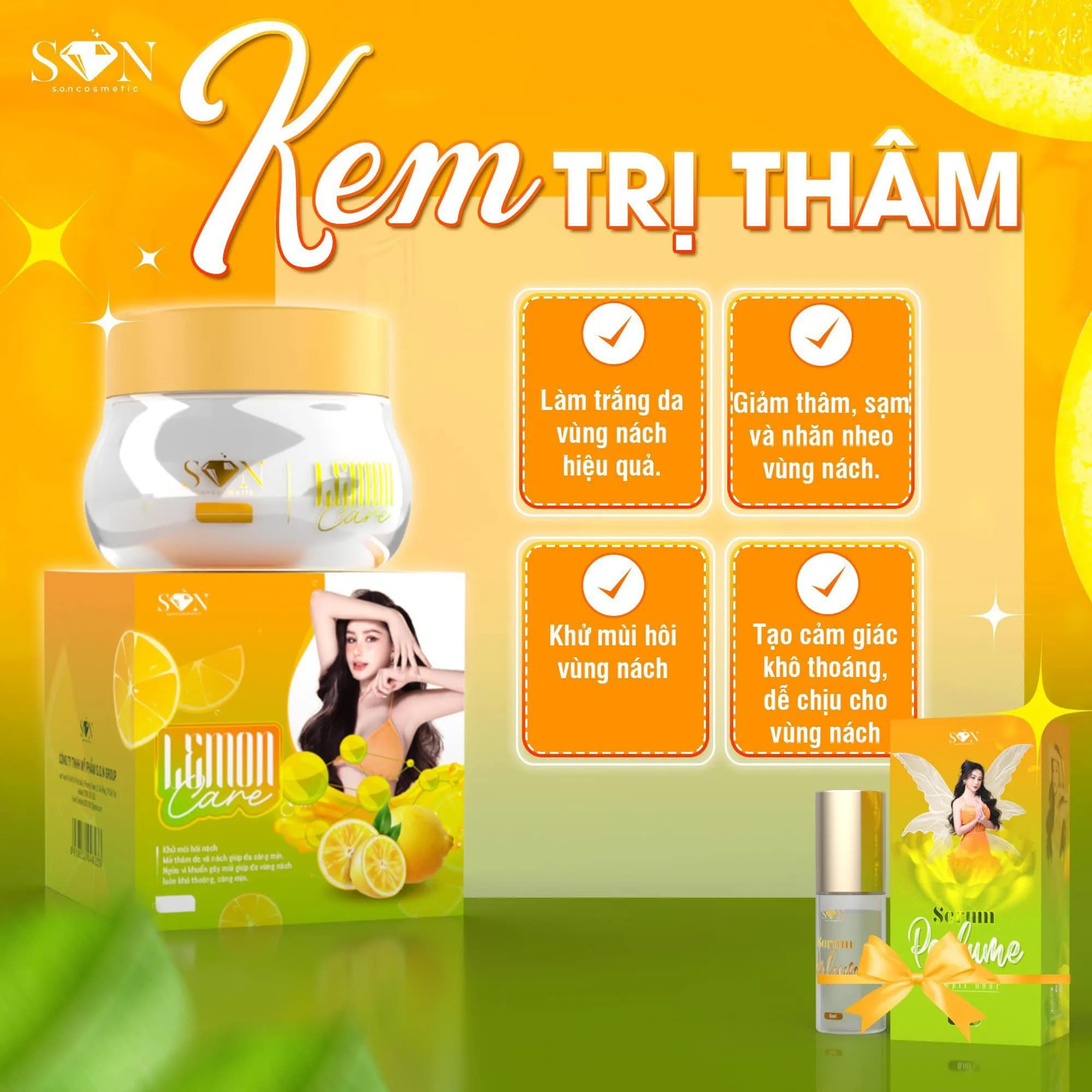 Kem Trị Thâm Lemon Care Son Nguyễn Tiên Cô Tiên Miền Tây