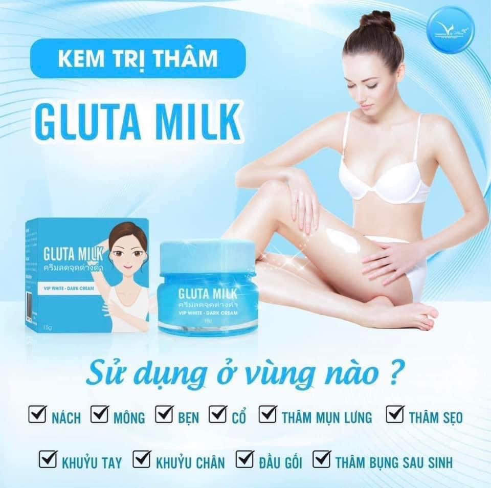 Thâm nách gluta milk vip white mua 1 tặng 1