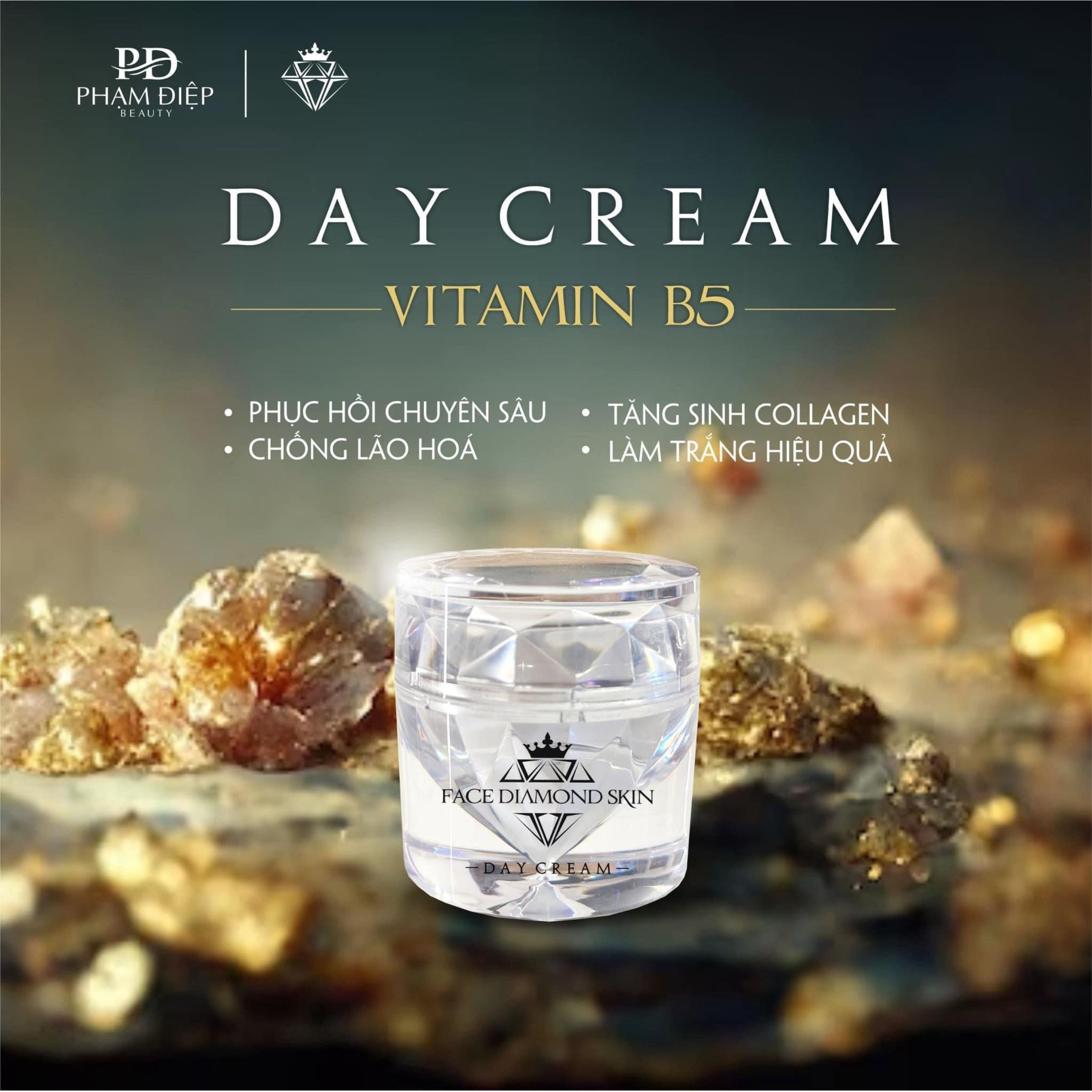Kem Face Diamond Skin Vitamin B5 Phạm Điệp Beauty Day Cream