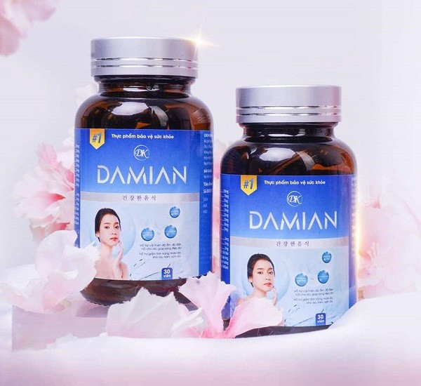 Viên uống trắng da Damian