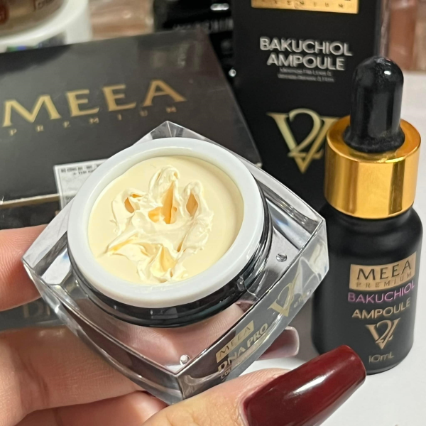 Combo Dưỡng Da Face Cá Hồi DNA Pro V2 Lớn + Serum Bakuchiol Ampoule V2 Meea Orgin