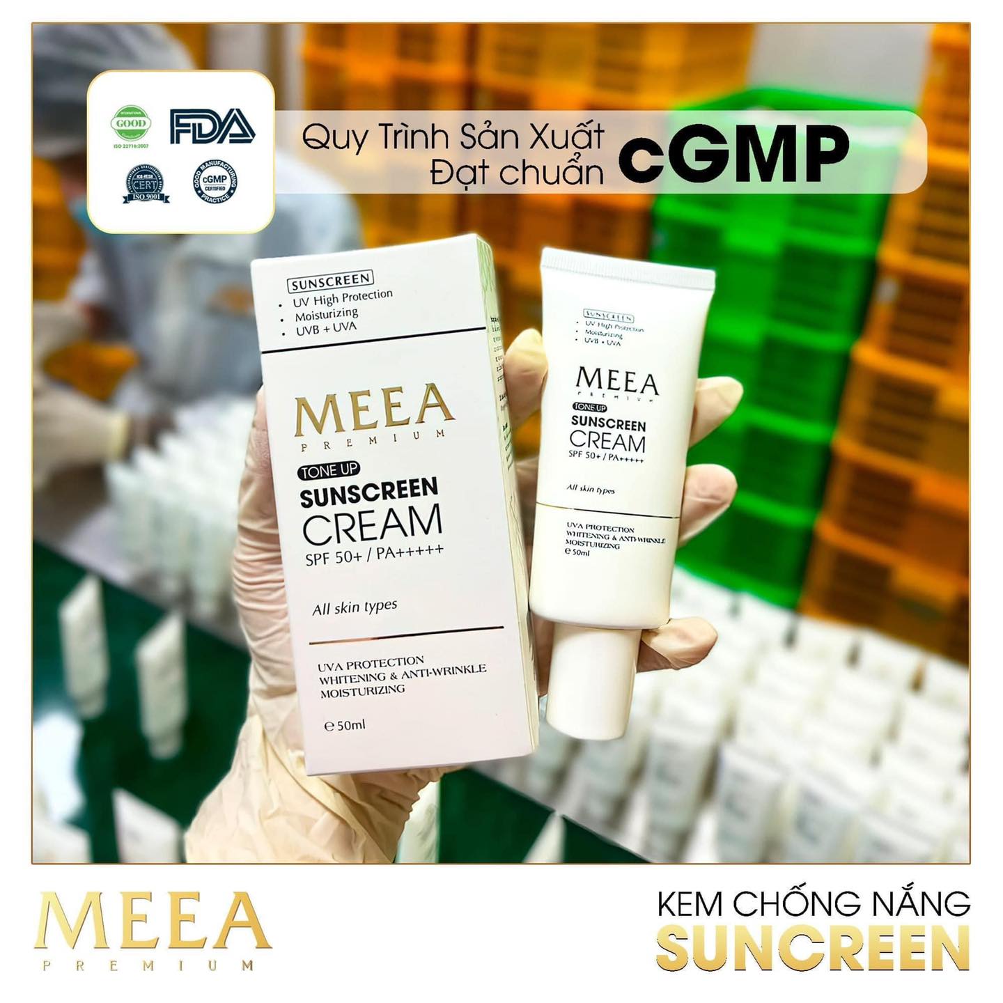 Kem Chống Nắng MeeA Origin Sun Cream 50ml