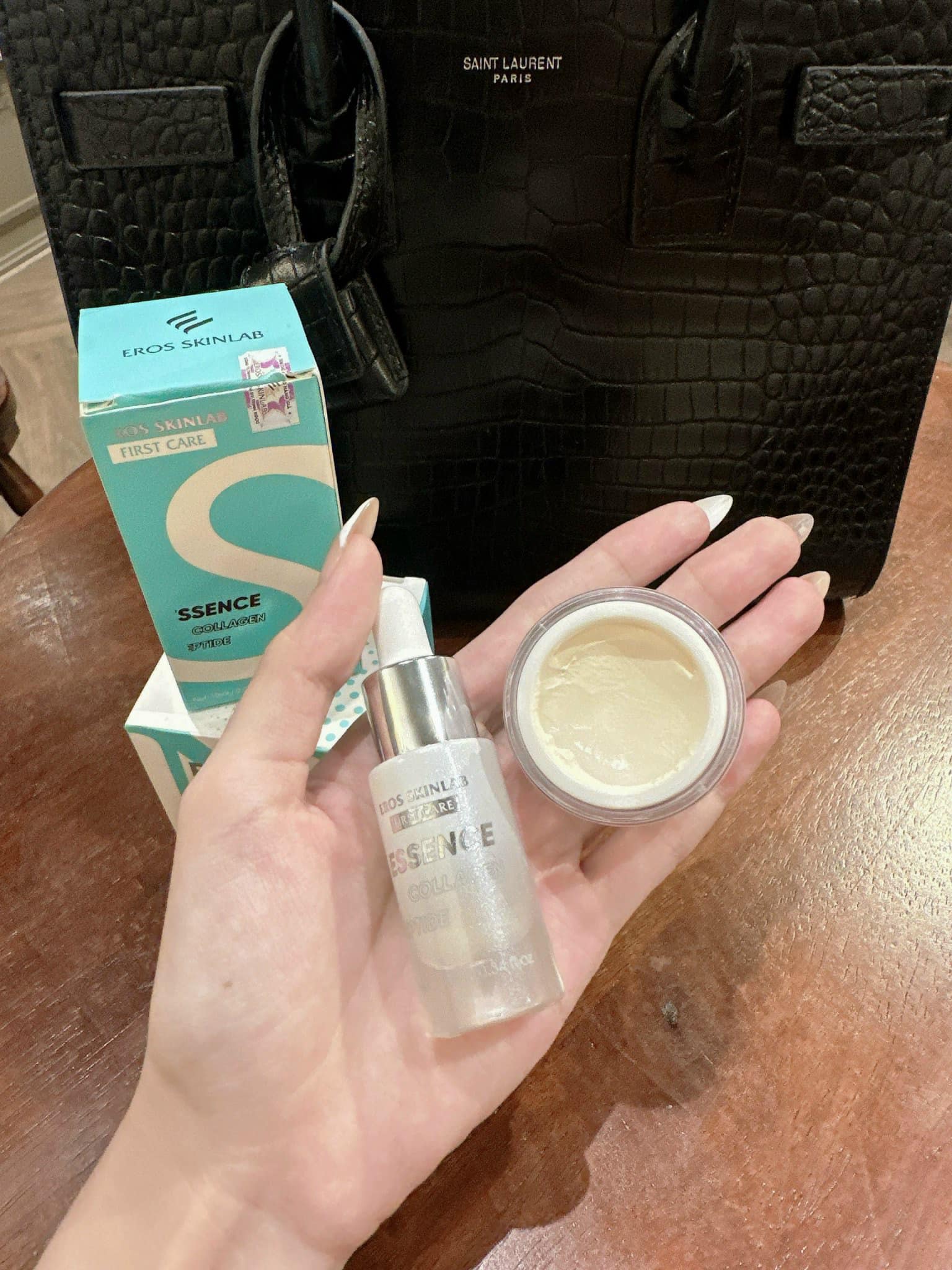 Combo thần thánh cho làn da kem face MNM và Serum  Serum Tinh Chất Соlаɡеп Peptide Eros Skinlab