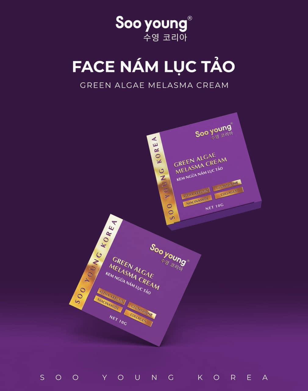 Face đêm lục Tảo bảng thành phần đắt đỏ