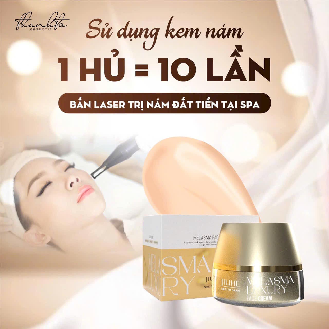Kem Face Nám Melasma Luxury Jiuhe Thanh Tô Cosmetics 10g