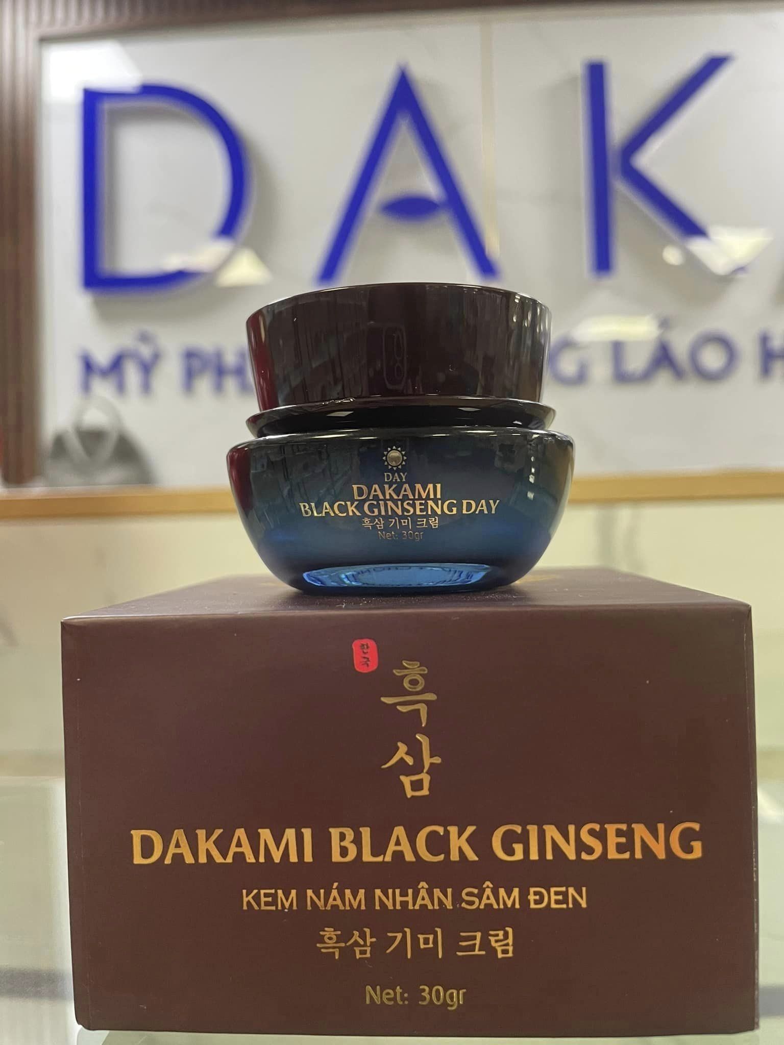 Kem Face Nám Nhân Sâm Đen Dakami Black Ginseng