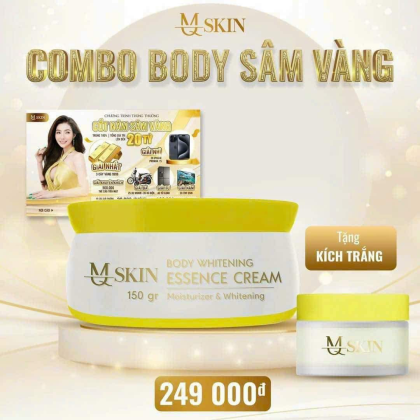 Kem Body Sâm Vàng MQ Skin Essence Cream (Tặng Kích Trắng)