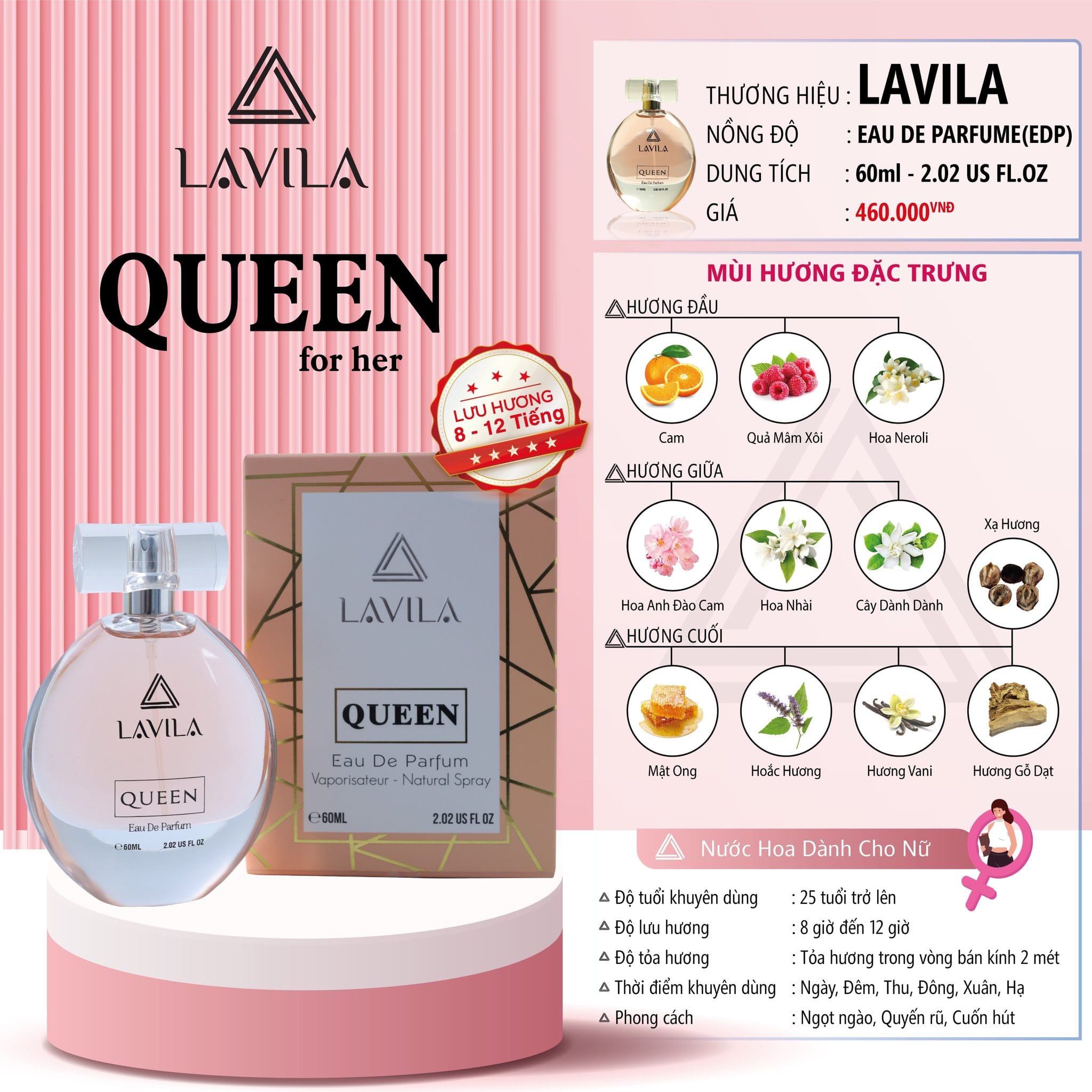 Lavila Queen lan tỏa như một cơn gió ấm áp trong đêm hè