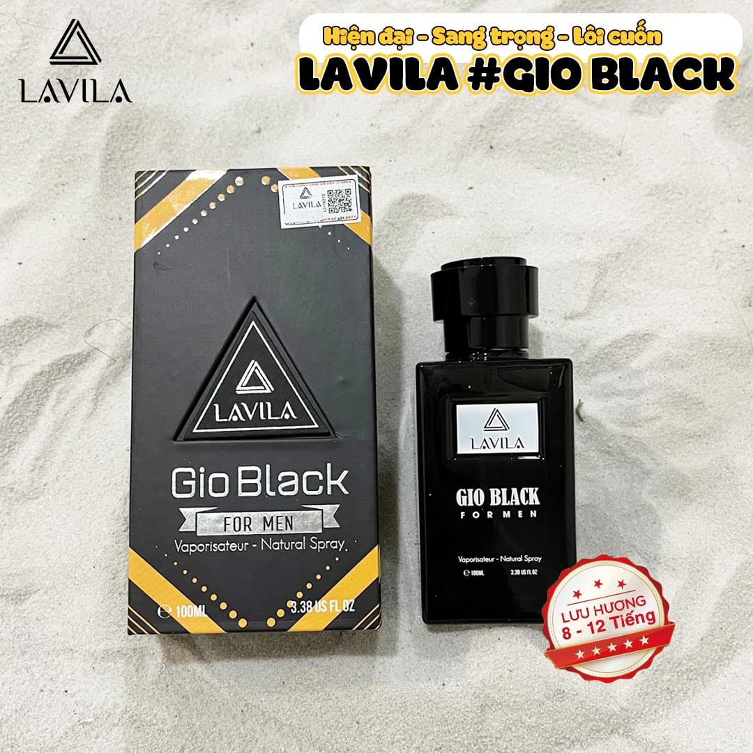 Lavila Gio Black một sự kết hợp giữa những nốt hương tươι mát tinh tế sang trọng