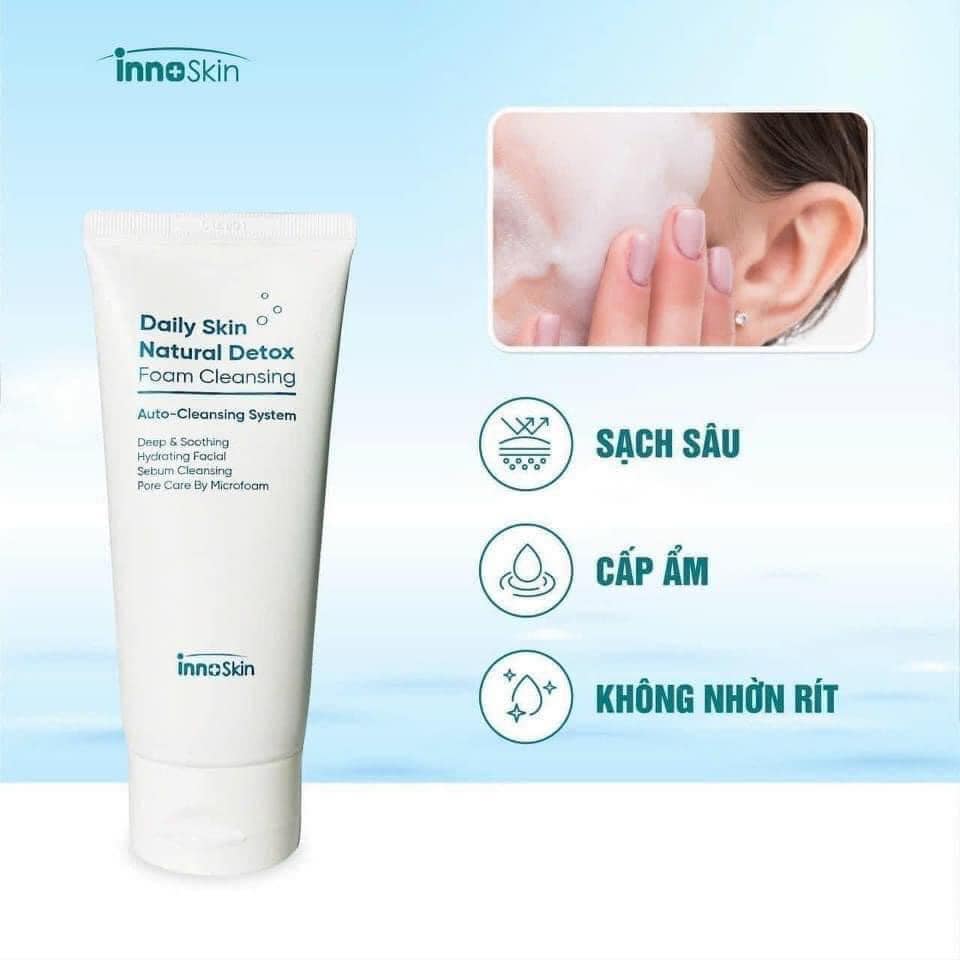 Sữa Rửa Mặt Daily Skin Natural Detox - Foam Cleansing mang lại 6 công dụng ưu việt