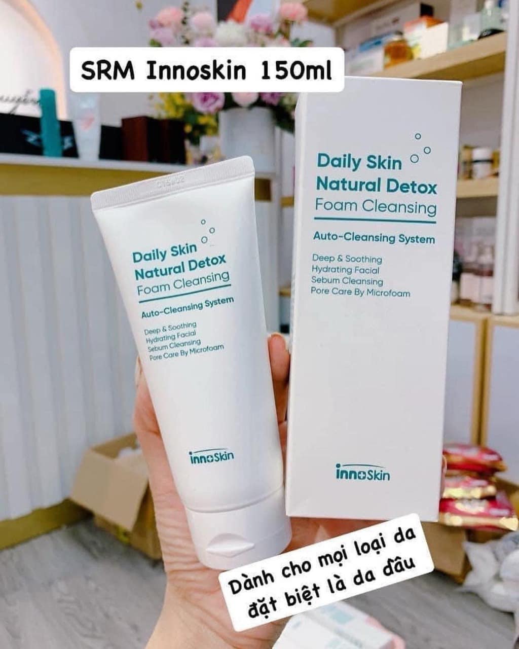 Sữa Rửa Mặt Daily Skin Natural Detox - Foam Cleansing mang lại 6 công dụng ưu việt