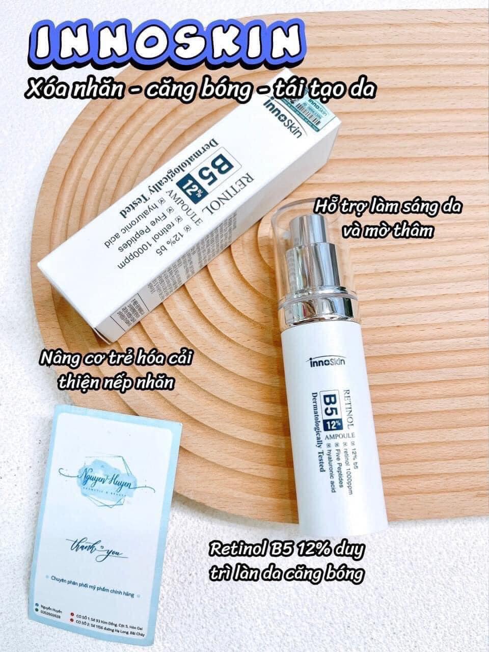 Serum Retinol B5 12% InnoSkin Ampoule chính là chìa khoá vàng cho làn da lão hoá xuất hiện nếp nhăn nám sạm