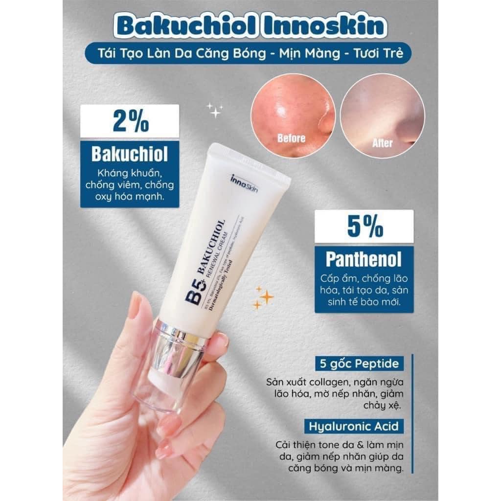 Kem dưỡng B5 Bakuchiol Innoskin Renewal Cream