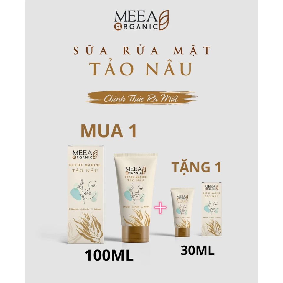 Sữa Rửa Mặt Tảo Nâu Detox Marine