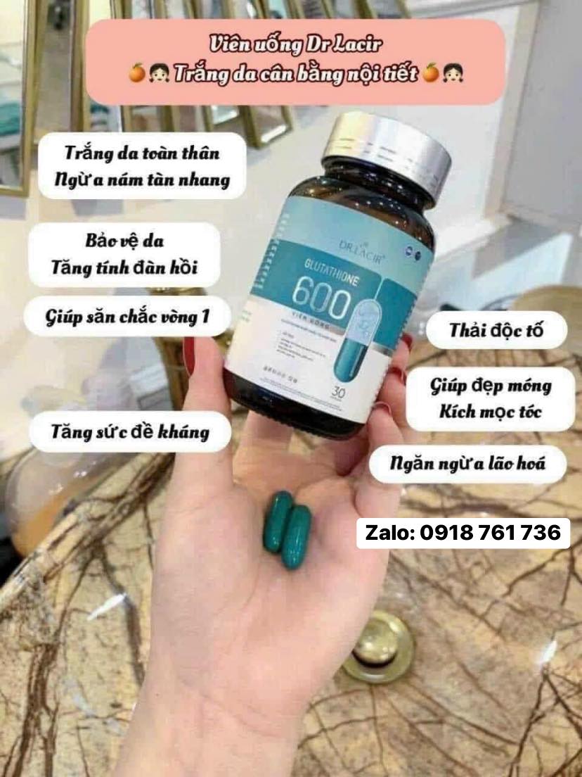 Bảo bối tái sinh làn da Ngày 2 lần sáng tối uống viên Glutathione 600 bất ngờ sẻ đến với làn da mặt sẻ ko còn bị nám sạm nữa