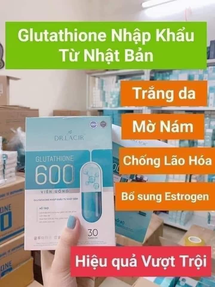 Bảo bối tái sinh làn da Ngày 2 lần sáng tối uống viên Glutathione 600 bất ngờ sẻ đến với làn da mặt sẻ ko còn bị nám sạm nữa