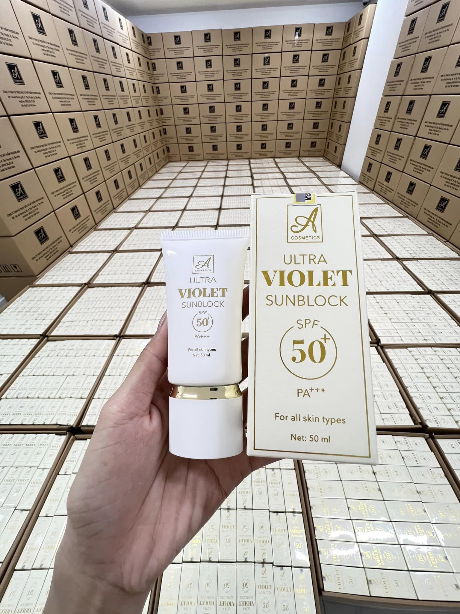 Kem Chống Nắng A Cosmetics Ultra Violet Sunblock Mỹ Phẩm Phương Anh